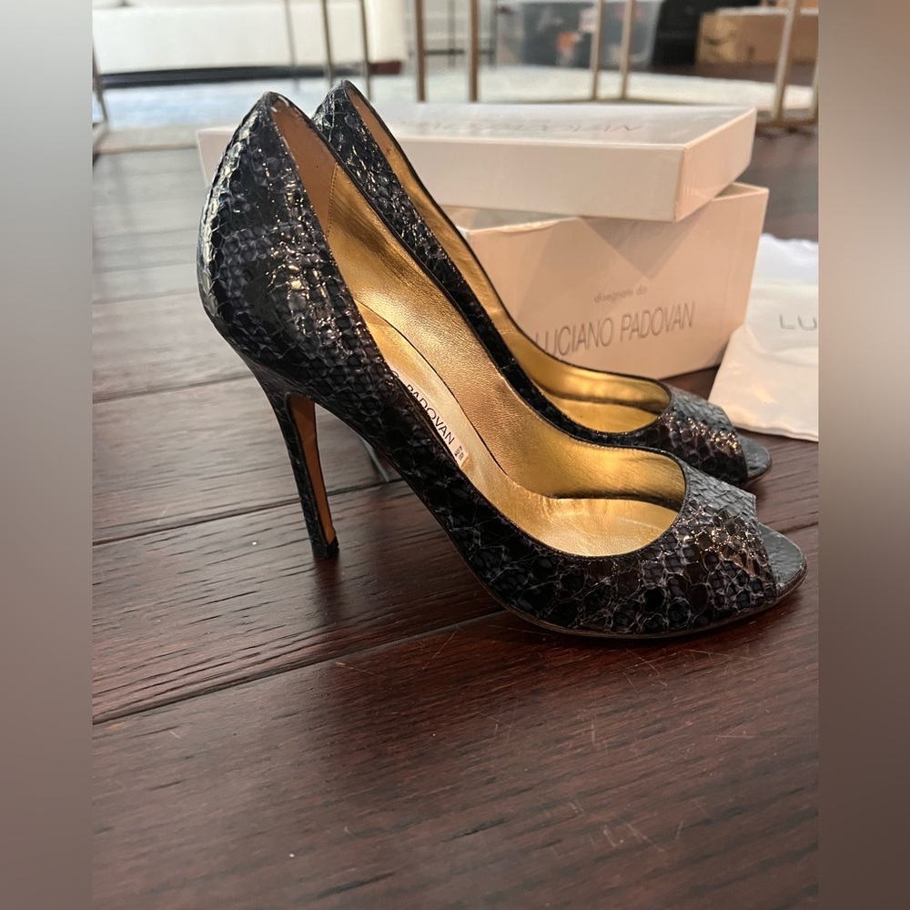 Luciano padovan open toe pumps - Picture 10 of 11